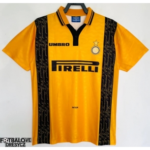 Inter Milan 1996-1997 Retro Alternativní Dres Krátký Rukáv Inter Milan 1996-1997 Retro Alternativní Dres Krátký Rukáv